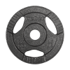 Obciążenie żeliwne zestaw 4x2.5kg, otwór 31mm, talerz z uchwytami, REBEL ACTIVE