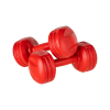 Zestaw hantelek bitumicznych 20kg ( 2x1kg + 2x2kg + 2x3kg + 2x4kg ) , REBEL ACTIVE