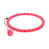 Smart Hula Hop odchudzające koło z wypustkami i obciążeniem 50cm, różowe, REBEL ACTIVE