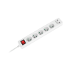 Przedłużacz sieciowy Rebel 5 gniazd + 2 gniazda USB z wyłącznikiem- 3m