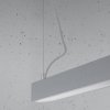 Lampa wisząca PINNE 117 szara 3000K