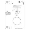 Lampa wisząca RIO 55 złota LED 3000K