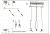 Lampa wisząca LINO 3L