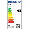 Projektor LED V-TAC 30W 185Lm/W Czarny VT-4435 6500K 5550lm