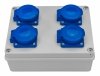 Rozdzielnica budowlana 4x250V IP44 R-BOX 190 B.1203 Pawbol