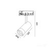 Reflektor szynowy LED NEXTRACK VISION 10W 3CCT 10-60° biały Kobi Pro