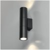 Kinkiet ogrodowy QUERK 3 2xGU10 IP54 czarna LED2B