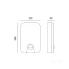 Plafon elewacyjny LED BAVANO 15W 3CCT LX IP54 Czarny Kobi Premium
