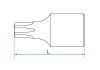 NASADKA 1/4 Z KOŃCÓWKĄ TORX T8 x 25mm King Tony