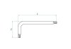 KLUCZ TYPU L SPLINE M12 x 126mm King Tony
