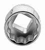 Nasadka 3/8 12-kątna 24 mm cienkościenna BAHCO