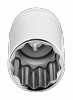 Nasadka 3/8 12-kątna 7/8 wydłużona SB BAHCO