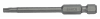 Bit 1/4 do śrub TORX, z otworem centrującym TR15x70 mm, 2 szt. BAHCO