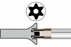 Wkrętak TORX z otworem TR40 150 mm BAHCO
