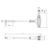 Klucz nasadowy 6-kątny kątowy dwustronny 9 mm, 941 Beta