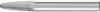 Frez trzp.ze stopow twar.lukowo-zaokraglony 0618 5 6mm 6x18mm Pferd