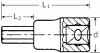 Nasadka INHEX 3/8 10mm STAHLWILLE