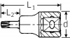 Nasadka wkrętakowa 1/2 T50 TORX STAHLWILLE