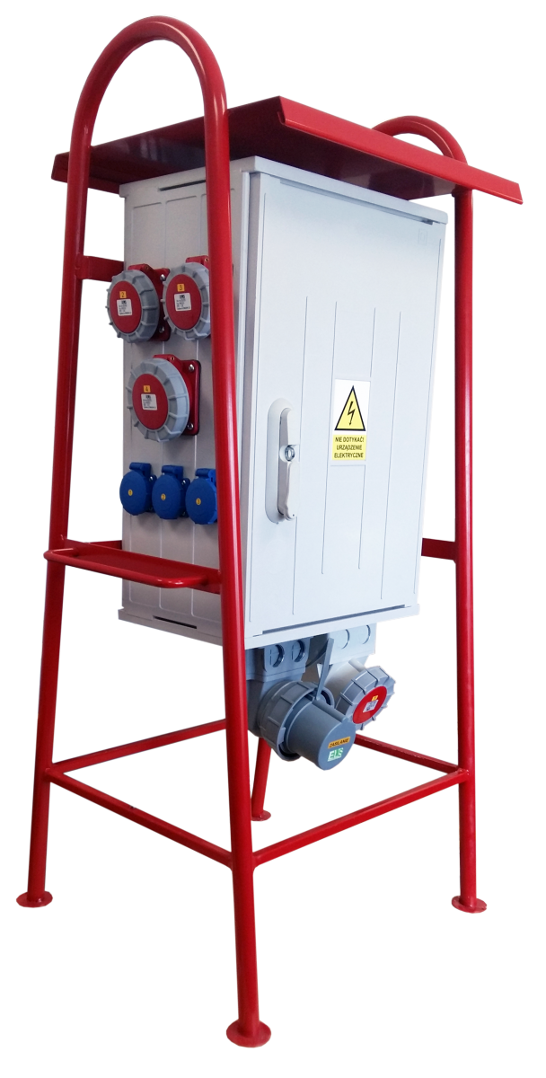 Rozdzielnica budowlana na stojaku RB 63/5*C 2x32/5*2C 2x16/5*2C 6x230V*6C Fi63+80 01 E9B60122162C ELS