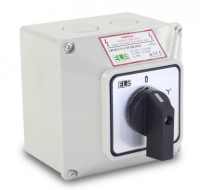 Łącznik krzywkowy 0‑Y‑D 25A 3P w obudowie IP65, LW25 0‑Y‑D 3P OB, ELS 