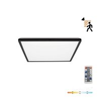 Plafon LED NIVERA SQUARE 12W 3CCT LX IP54 czarny Kobi Premium 