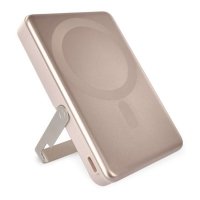 Powerbank EMOS WI 1031, 10 000 mAh, 20 W + wireless, różowo-złoty 
