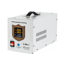 Zasilacz awaryjny KEMOT PROsinus-1000 przetwornica z czystym przebiegiem sinusoidalnym i funkcją ładowania 12V 230V 1000VA/700W