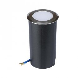 Oprawa gruntowa ogrodowa najazdowa podłogowa V-TAC 1W LED srebrna IP67 VT-1151 3000K 51lm