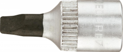 Nasadka wkrętakowa 1/4″ do śrub z rowkiem, 4x0,8mm GEDORE