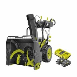 Bezszczotkowa odśnieżarka 61 cm MAX POWER 36V z dwoma akumulatorami 6.0Ah i ładowarką RY36STX61A-260F Ryobi