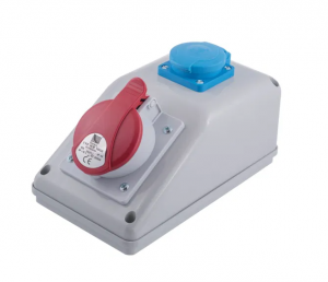 Rozdzielnica R-BOX KOMPAKT: 1x16A/5P, 2x250V, 400V, IP44, B.165/2, Pawbol