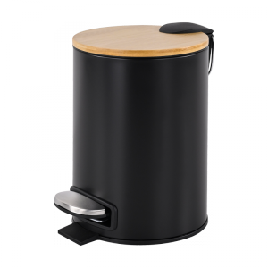 Kosz na śmieci łazienkowy 3l (czarny)