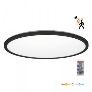 Plafon LED NIVERA CIRCLE 32W 3CCT LX IP54 czarny Kobi Premium 