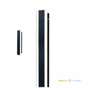 Kinkiet ogrodowy LED MIRANA S 8W 30cm 4000K IP44 czarny Kobi