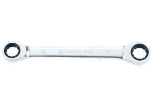 KLUCZ OCZKOWY DWUSTRONNY Z GRZECHOTKĄ JEDNOKIERUNKOWĄ 72 ZĘBY 150 x 10mm x 11mm King Tony