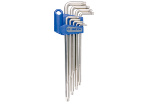 ZESTAW IMBUSÓW 9 szt. 1127 - TORX Z OTWOREM EXTRA DŁUGIE T10 - T50 King Tony