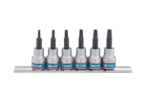 ZESTAW NASADEK 3/8  TORX 5-RAMIENNYCH 6cz. IPR10 - IPR30, SZYNA, King Tony
