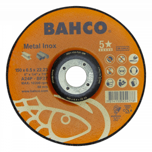 Tarcza szlifierska 180 x 6.5 x 22.23mm do stali i metalu nierdzewnego BAHCO (25 szt.)