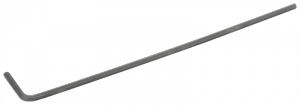 Klucz trzpieniowy imbusowy wydłużony 2.5 mm, czarny BAHCO