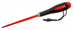Wkrętak izolowany ERGO do śrub TORX T10x100 mm do pracy na wysokościach BAHCO