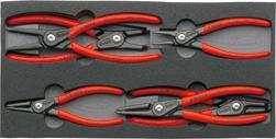 Zestaw szczypiec Segera do pierścieni osadczych, 6-cz. 00 20 01 V02, KNIPEX