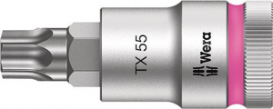 Nasadka wktetakowa 1/2z funkcja przytrzym. do srub z lbem z gniazdemTORX 55x60mm Wera