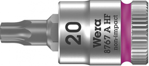 Nasadka wktetakowa z funkcja przytrzym. 1/4do srub z lbemTORX 20x28mm Wera