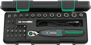 Zestaw narzędzi 1/4 z kluczem dynamometr. 1 - 20 Nm  SENSOTORK 701, 33 elem., w walizce ABS STAHLWILLE