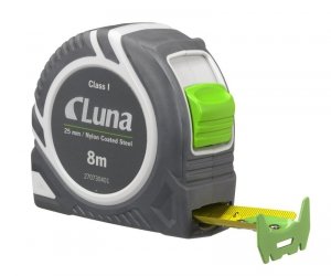 Przymiar taśmowy LPL Push Lock 8 m Luna