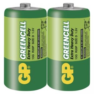GP Bateria cynkowa GREENCELL D (R20) 2SH