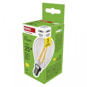 Żarówka LED Filament Mini Globe / E14 / 1,8 W (25 W) / 250 lm / 250 lm / neutralna biel
