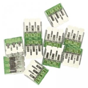 Złączka z dźwigniami 4 mm2, 10 szt 