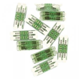Liniowa złączka z dźwigniami 4× 0,2–4 mm2, 10 szt 