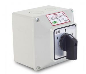 Łącznik krzywkowy L‑0‑P 63A 3P w obudowie IP65, LW63 L‑0‑P 3P OB, ELS 